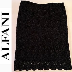 3/$30 ALFANI LACE OVERLAY SKIRT